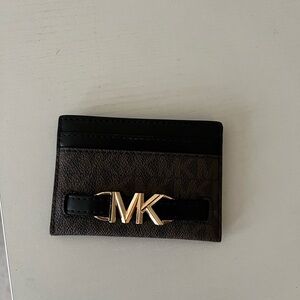 Michael Kors Black and Brown Cardholder